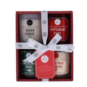 DW Home Signature Holiday 4-Pack Box Set Giftable Candles